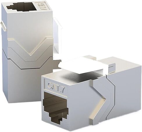 10G Cat7 C6A RJ45 في الخط مقرنة محمية محول أنثى موصل مستقيم (5 قطعة لكل مجموعة، Cat 6A Zincalloy) in Saudi Arabia