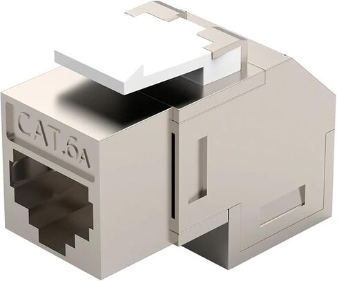 10G Cat7 C6A RJ45 في الخط مقرنة محمية محول أنثى موصل مستقيم (5 قطعة لكل مجموعة، Cat 6A Zincalloy) in Saudi Arabia