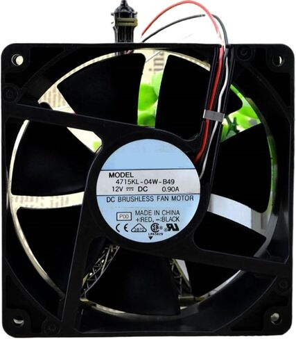 for 4715KL-04W-B49 12cm 12038 120x120x38mm 12V 10.8W 0.9A Double Ball Bearing Cooling Fan in Saudi Arabia