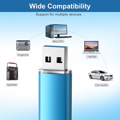 محركات أقراص فلاش USB سعة 16 جيجابايت، محركات أقراص الإبهام USB 2.0، عصا الذاكرة، محرك الأقراص المضغوطة، محرك القلم مع مؤشر LED للتخزين الخارجي للكمبيوتر الشخصي والكمبيوتر المحمول، أزرق in Kuwait