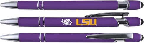Greeting Pen LSU Silver Barrel Grip Pen 8 Pack (2813) in Saudi Arabia