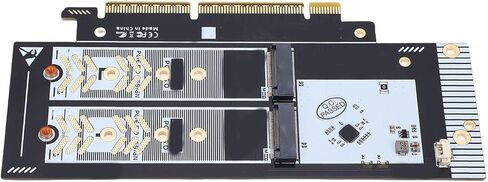 Keenso NVMe PCIe 5.0 Expansion Card, 4 in 1 M.2 Adapter, Support for 10000MBs Data Transfer for Gaming PC and Workstation in Saudi Arabia