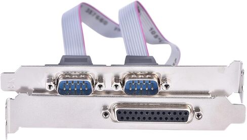 Estink PCIE إلى المنافذ التسلسلية المزدوجة وبطاقة محول المنفذ المتوازي 2 DB9 RS232 1 DB25 LPT لسطح المكتب مع دعم فتحة PCI Express x1 in Saudi Arabia