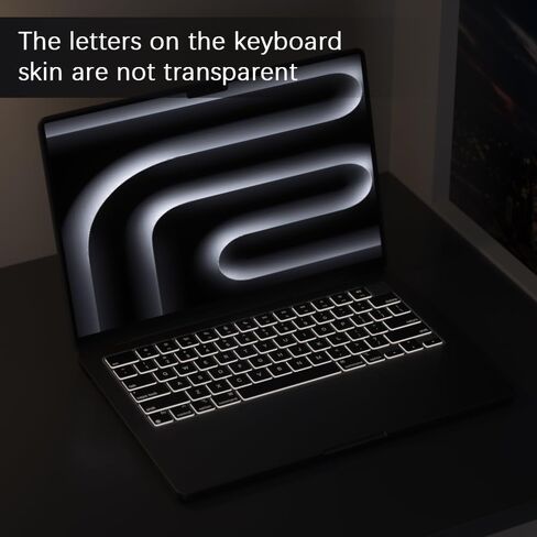 Keyboard Cover Skin for 2025 MacBook Pro 14 inches M5 Chip A3434 TPU Protector Accessories US/ANSI Layout (Silicone Gray) in Kuwait