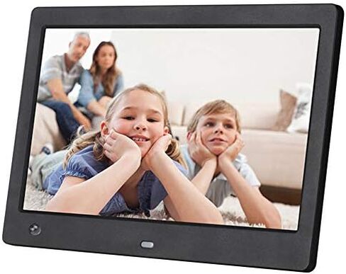 إطار صور رقمي مقاس 10.1 بوصة مع مستشعر حركة، دقة 1024 × 600، مشغل صور/فيديو/موسيقى مع مؤقت تبديل تلقائي. in Saudi Arabia