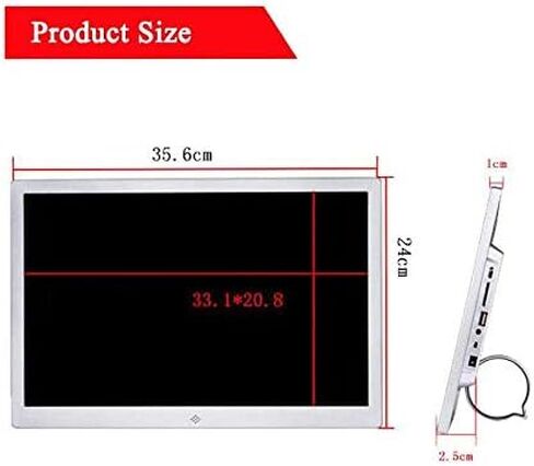 إطار صور رقمي عالي الدقة مقاس 15.4 بوصة مزود بمستشعر للحركة وجهاز تحكم عن بعد وشاشة LED عريضة بنسبة 16:9. in Saudi Arabia