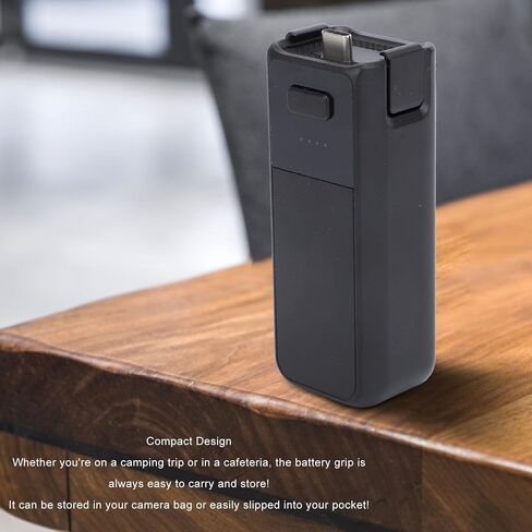 مقبض بطارية Yosoo Health Gear لجهاز Osmo Pocket 3، مقبض يد لبنك الطاقة من النوع C، خيط 1/4 بوصة، وقت ممتد 120 دقيقة in Saudi Arabia