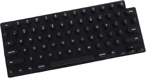 Keyboard Cover for Long Nails, Silicone Raised Keyboard Cover for OS X Laptop, Comfortable Typing (Pink) in Saudi Arabia
