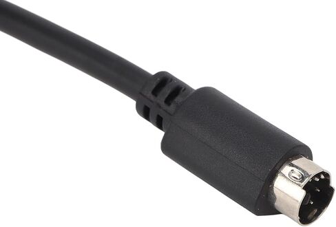 كابل Pssopp MINI DIN 6 Pin إلى 2 MINI DIN 6 Pin ذكر إلى أنثى، فاصل PVC عالي الدقة 1.0 قدم للأجهزة الرقمية in Saudi Arabia