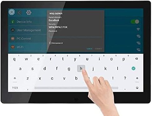 إطار صور رقمي كلاسيكي مقاس 10 بوصات مزود بشاشة تعمل باللمس وواي فاي وذاكرة مدمجة سعة 16 جيجابايت وتخزين سحابي ووظائف الوسائط المتعددة. in Kuwait