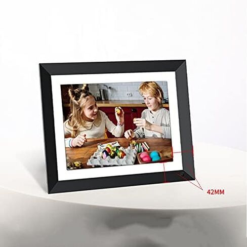 11-inch WiFi Digital Photo Frame with IPS Touchscreen, 16GB Storage, Automatic Rotation, Human Body Sensor, Sleep Mode, Clock, Music and Video Playback Functions. in Saudi Arabia