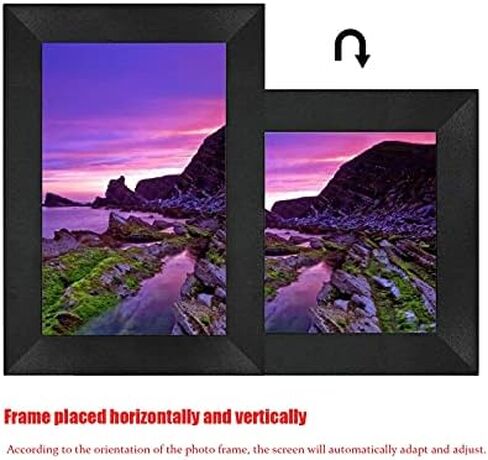 10.1-inch Smart WiFi Digital Photo Frame with Touchscreen, Supports Portrait/Landscape Display, and can be remotely Controlled via Mobile app. in Saudi Arabia