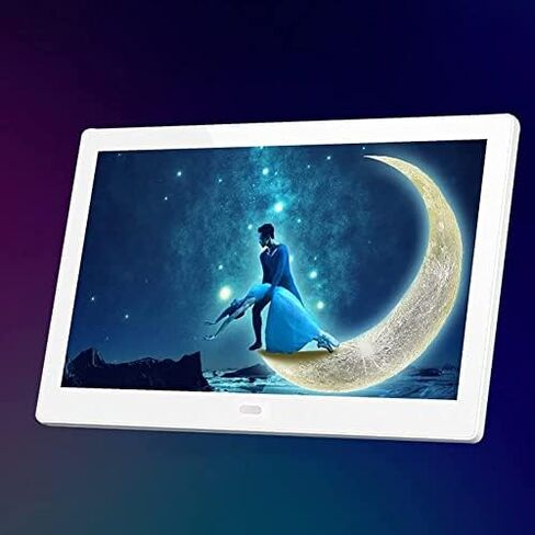 إطار صور رقمي مقاس 10 بوصات، وشاشة مقاس 1024 × 600، يدعم بطاقات USB وSD، مع وظائف معاينة الصور وتشغيل الفيديو — in Saudi Arabia