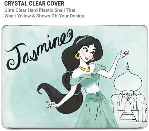 Skinit Laptop Case Plus Skin Compatible with MacBook Pro 13in M1 (2021) - Officially Licensed Disney Princess Jasmine Design in Saudi Arabia