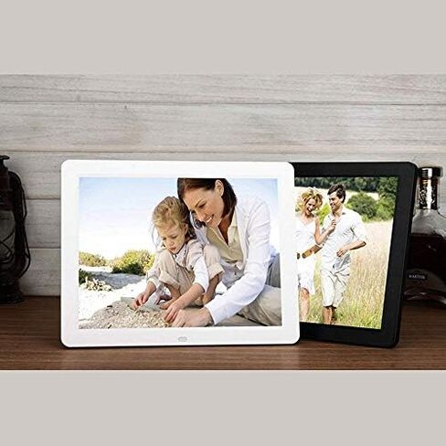 12-inch HD Digital Photo Frame, 1024x768 Resolution, 10GB Free Online Storage, with Motion Sensor, White. in Saudi Arabia