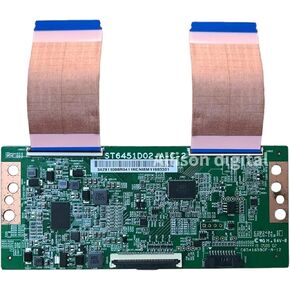 ST6451D02-A-C-2 T Con Board لـ TCL B55A758U ... إلخ. لمنتج الأعمال ST6451D02-A-C-2 بطاقة العرض للتلفزيون (لوحة مع الكابلات) in Kuwait