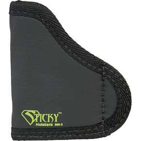 STICKY HOLSTERS SM3 - حافظة مصممة خصيصًا لتناسب أسطوانة الجيب 380 حتى 2.5 بوصة بدون ليزر (اللون أسود) in Kuwait