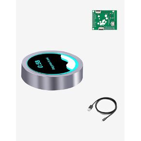 ESP32-S3 with Display 2.1 Inch 480×480 Round IPS TFT Knob Touch Display Rotary Encoden for LVGL WiFi BLe Uart Smart Module (Black) in Saudi Arabia