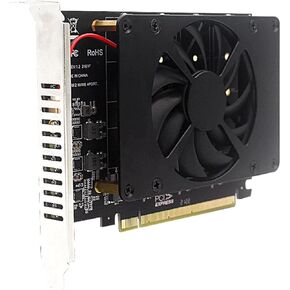 NVME SSD M.2 MKEY SSD RAID Array Expansion Adapter Card with Fan 4x32Gbps 4x4 Full Channel for SSD 2230 2242 2260 in Kuwait