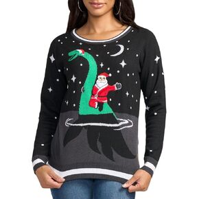 Women's Santa Unicorn Christmas Sweater - Ugly Christmas Sweater for Women in Kuwait