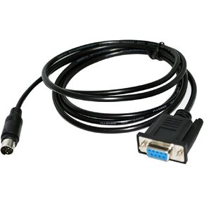D-SUB 9 PIN DB9 Female to MINI DIN 8P MD8 Male Adapter RS232 Serial Data Transfer Cable(3metres) in Saudi Arabia
