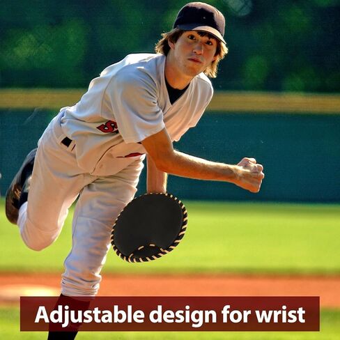 Pancake Baseball and Softball Training Glove - Flat & Soft Premium PVC Fielding Gear for Right-Hand Throw, Great Choice for Teens in Saudi Arabia