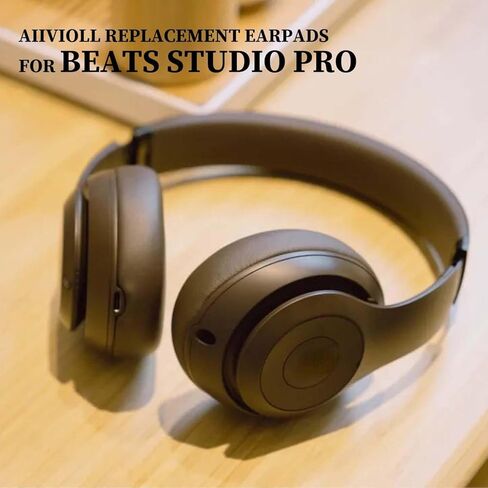وسائد أذن بديلة من Aiivioll Studio Pro لملحقات سماعات الرأس اللاسلكية Beats Studio Pro، وسادات أذن Studio Pro مع جلد بروتين أكثر نعومة وإسفنج ذو ذاكرة عالي الكثافة (بني داكن) in Kuwait