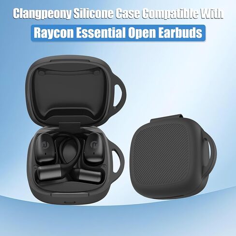 حافظة من السيليكون لسماعات الأذن Raycon Essential المفتوحة [أزرق داكن]، مع حلقة حماية شاملة مقاومة للخدش وقابلة للغسل وناعمة ولاسلكية مفتوحة الأذن وغطاء خفيف الوزن للغاية in Kuwait