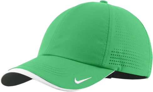 Nike Golf - Dri-FIT Swoosh Perforated Cap. 429467 Lucky Green, One Size in Kuwait