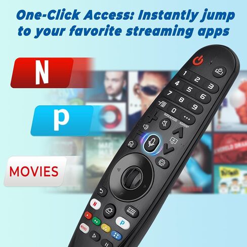 Replacement Voice LG Magic Remote Control AKB75855501, Universal LG TV Remote AN-MR20GA with Pointer Function for OLED QNED 4K NanoCell Webos Smart TV, Replaced MR19BA MR18BA MR21 MR22 MR23 MR24 in Saudi Arabia