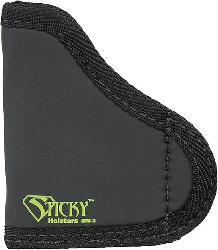 STICKY HOLSTERS SM3 - حافظة مصممة خصيصًا لتناسب أسطوانة الجيب 380 حتى 2.5 بوصة بدون ليزر (اللون أسود) in Kuwait