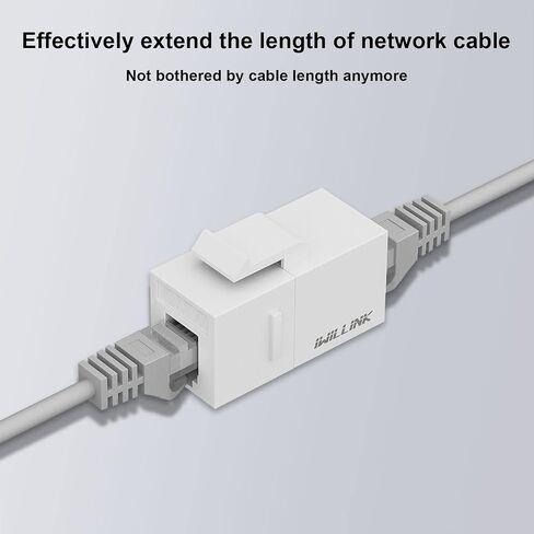 iwillink RJ45 Cat6 Keystone Coupler 25-Pack, Female to Female Cat6 Keystone Jack, UTP Keystone Coupler Insert (Purple) and RJ45 Cat6 Keystone Coupler 25-Pack, Female to Female Cat6 Keystone in Saudi Arabia