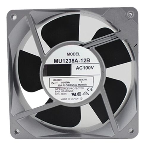 ل MU1238A-12B التيار المتناوب 100 فولت 14/13 واط 50/60 هرتز 12 سنتيمتر 12038 120x120x38 مللي متر الألومنيوم الإطار التدفق المحوري مروحة التبريد in Kuwait