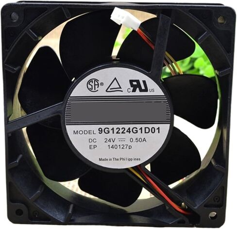 ل 9G1224G1D01 24V 0.5A 12 سنتيمتر 12038 120x120x38 مللي متر محول تردد مروحة التبريد in Saudi Arabia