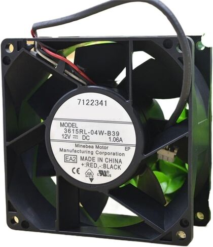 ل 3615RL-04W-B39 12 فولت 1.06A 9 سنتيمتر 9238 92x92x38 مللي متر 3 أسلاك التدفق المحوري مروحة التبريد in Saudi Arabia