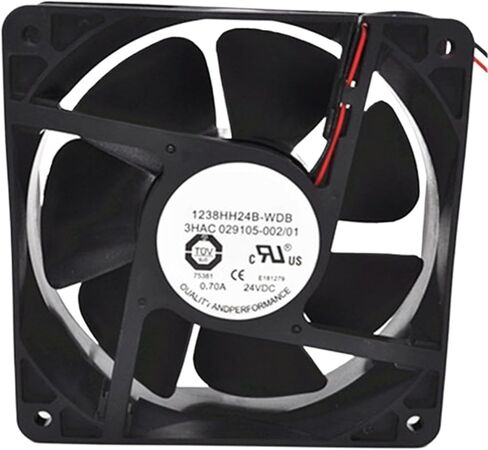 1pcs 1238HH24B-WDB 3HAC029105-002 24V 0.7A 12cm 12038 120x120x38mm Double Ball Bearing Cooling Fan in Saudi Arabia