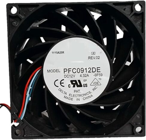 for PFC0912DE 12V 4.32A 51.84W 8100RPM 9cm 9038 90x90x38mm Violent Server Cooling Fan in Saudi Arabia