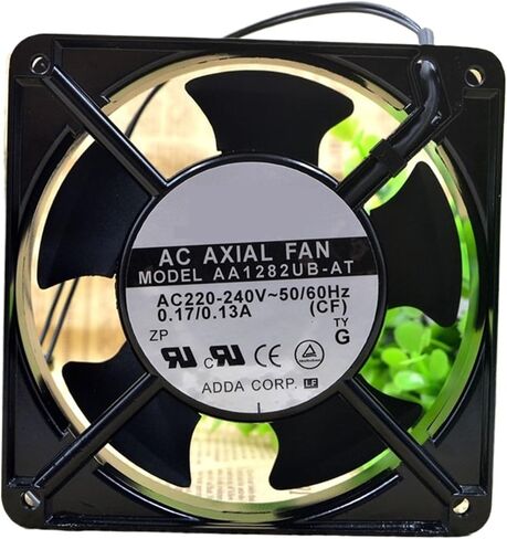 ل AA1282UB-AT AC220V-240V 50/60 هرتز 0.17A/0.13A 27.6W 2600 دورة في الدقيقة 12 سنتيمتر 12038 120x120x38 مللي متر مزدوجة الكرة تحمل مروحة التبريد in Saudi Arabia