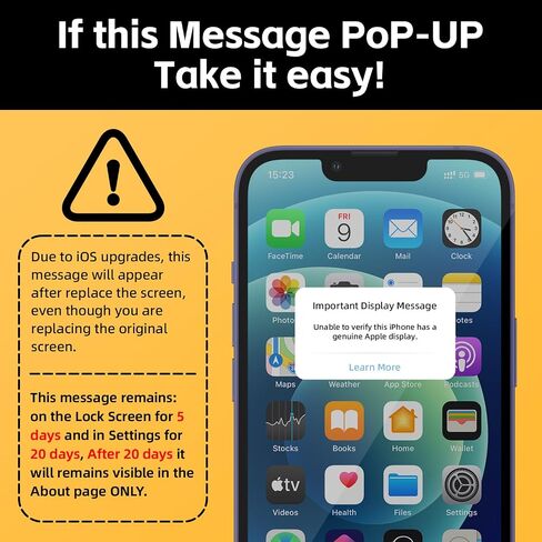 for iPhone 14 LCD Screen Replacement 6.1 inch, 3D Touch Screen LCD Display Digitizer Assembly with Repair Tools, Waterproof Frame Sticker, Tempered Protector (Model A2649, A2881, A2882, A2883, A2884) in Saudi Arabia