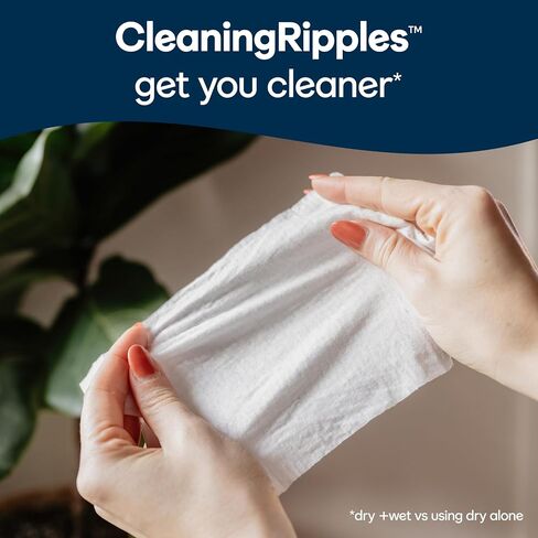 Cottonelle Fresh Care مناديل رطبة قابلة للتطهير ، مناديل رطبة للبالغين ، 4 عبوات قمة ، 42 مناديل لكل عبوة (168 مناديل) ، قد تختلف التغليف باختلاف in Kuwait