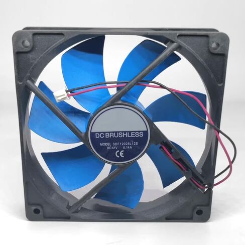 DC12V 0.14A 2-سلك 120x120x25 مللي متر 12 سنتيمتر حالة مروحة التبريد SDF12025L12S in Kuwait