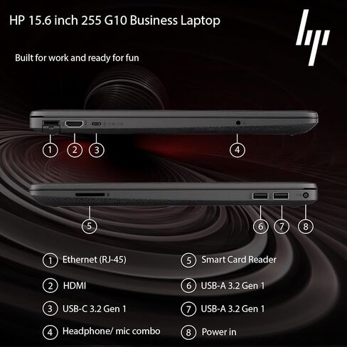 HP New 15.6" Business Laptop(2025/2026 Edition), AMD Ryzen 5 7000-Series(Outperforms i7-1165G7), 32GB RAM, 1TB SSD, Ultra Quiet Design, Long Battery Life, Windows 11 Pro with Microsoft Office, WOWPC in Saudi Arabia