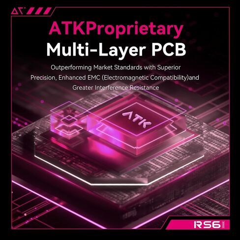 ATK RS6 Ultra Hall Effect Gaming Keyboard – 65% Layout, Hot-Swappable Switches, RGB Backlight with Music Sync, Custom Actuation, 8000Hz Polling, N-Key Rollover (White Shadow Warrior, TTC RGB Magneto) in Saudi Arabia