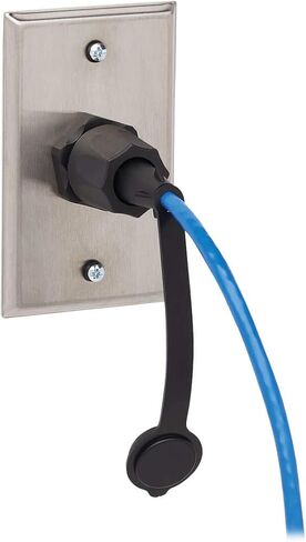 Tripp Lite Industrial CAT6 Ethernet Cable, Outdoor Rated UTP Network Patch Cable, 100W PoE, CMR-LP, IP68 Rated, Blue, 10 ft. (N200P-010BL-IND) in Saudi Arabia