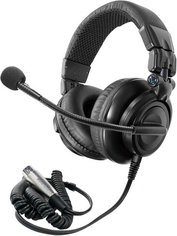 Yo-tronics YTH-312M Dual-Side Intercom Headset with Dynamic Microphone, 50mm Drivers, Rugged Design for Broadcasting, Live Reporting, Stage Production in Kuwait