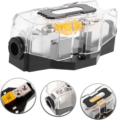 32v Auto Audio Fuse Block Way for Car Amplifier Transparent Cover Easy Installation Protects Your for Automotive Modifications in Saudi Arabia