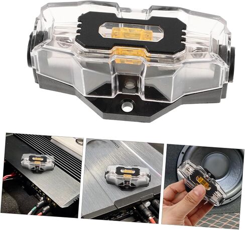 32v Auto Audio Fuse Block Way for Car Amplifier Transparent Cover Easy Installation Protects Your for Automotive Modifications in Saudi Arabia