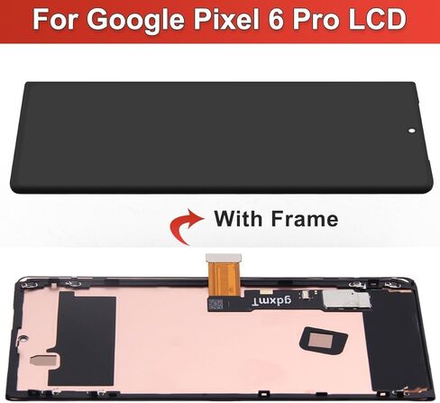 استبدال شاشة OLED لـ Google Pixel 6 Pro مع إطار Pixel 6 Pro استبدال الشاشة G8VOU GLUOG شاشة LCD رقمية تعمل باللمس مع أدوات 6.7 بوصة (مع وظيفة بصمة الإصبع in Kuwait