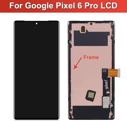 استبدال شاشة OLED لـ Google Pixel 6 Pro مع إطار Pixel 6 Pro استبدال الشاشة G8VOU GLUOG شاشة LCD رقمية تعمل باللمس مع أدوات 6.7 بوصة (مع وظيفة بصمة الإصبع in Kuwait