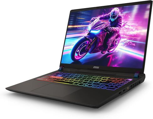 كمبيوتر محمول للألعاب MSI Vector 16 HX AI 400، Intel Ultra 9-275HX، ذاكرة الوصول العشوائي DDR5 سعة 64 جيجابايت، 2 تيرابايت PCIe SSD، شاشة 16 بوصة WQXGA (2560x1600) 240 هرتز، Nvidia G-Force RTX 5080، لوحة مفاتيح بإضاءة خلفية RGB، W11 Pro، رمادي كوزمو in Saudi Arabia
